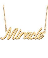 Miracle Name Necklace for Best Friend Family Member Birthday Christmas Gift - €13,63 EUR