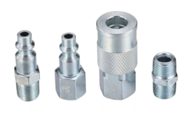 JobSmart STM8T016 4-Piece 1/4 in. NPT Connector Kit, 90 PSI - $26.31