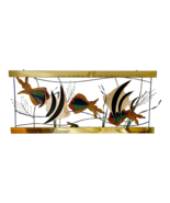 Vintage Jere Tropical Fish Aquarium Large Wall Sculpture - £3,138.48 GBP