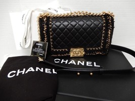 Chanel Boy Jacket Medium Black Flap Bag Limited Ed Pristine - £6,413.07 GBP