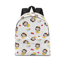 Cute Princess Snow White Floral Leisure Canvas Backpack Sport GYM Travel Daypack - £20.07 GBP