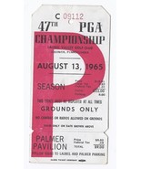 1965 PGA Championship Full Unused Ticket 2nd Tournament Round August 13t... - £377.65 GBP