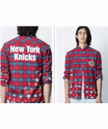 Zadig &amp; Voltaire Torrol Knicks Red Plaid Shirt NBA ( 42 ) - $4,296.35 MXN
