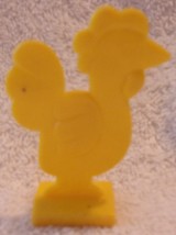 Vintage Yellow Plastic #6 Chicken Game Pieace From A Hasbro Game 1973 - $3.99