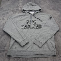 Under Armour Sweater Mens XL Gray Cold Gear New England Loose Pullover H... - $19.68