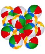 Beach Ball 12 Pack -12&quot; Beach Balls For Kids - Beach Toys For Kids &amp; Tod... - $18.99