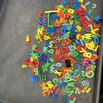 HUGE Lot of Plastic Magnetic Letters &amp; Numbers Child Guidance + - $17.35