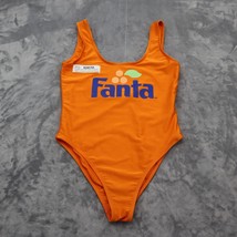 Coca Cola Swimsuit Womens Medium Lightweight Casual Orange Sleeveless Fanta - £22.93 GBP