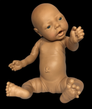 Realistic Newborn Baby Girl Doll Jasmar Anatomically Correct Reborn Infant Spain - £58.97 GBP