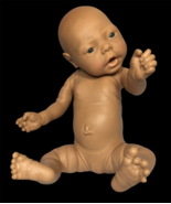 Realistic Newborn Baby Girl Doll Jasmar Anatomically Correct Reborn Infa... - $102.90 CAD