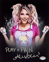 ALEXA BLISS Autograph SIGNED 8x10 PHOTO Play x Pain Wrestling WWE PSA/DN... - $99.99