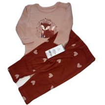 Baby Girl 6 Month Carters 2 piece Long sleeve one piece shirt and pants. - £5.44 GBP