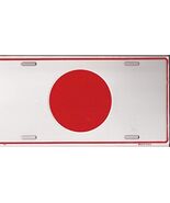 Made in The USA - Japan Flag License Plate, World Country Flag Aluminum ... - $8.96