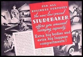 1936 Studebaker Business Coupe Brochure, Original Xlnt 36 - $22.22