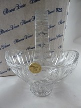 Vintage Princess House Lead Crystal Basket  7&quot; X 6&quot;  nib #825 Made in Germany - £11.75 GBP