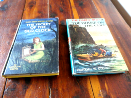 The Hardy Boys The House On The Cliff #2/ Nancy Drew The Secret Of The Clock #1 - £6.53 GBP
