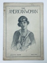 VTG The American Woman Magazine May 1916 Augusta, Maine No Label - £22.38 GBP