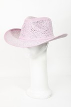 Dazzling Rhinestone Stud Classic Cowboy Hat Western One Size Fit Most Ac... - £29.97 GBP