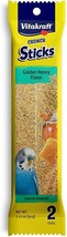Vitakraft Parakeet Crunch Sticks Whole Grains and Honey - 2 count - £7.08 GBP