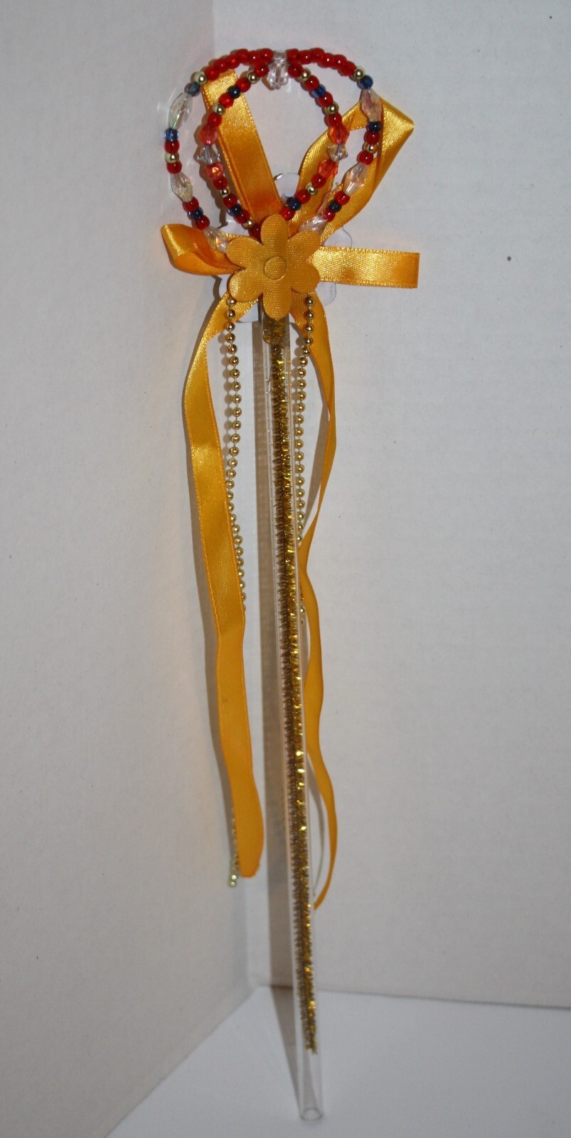 Disney Halloween Snow White 14" Princess Kids Costume Wand Plastic Yellow Toy Item image 7