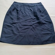 Kathryn Deene New York Women&#39;s Navy Blue Skirt Size 16 Measured Waist 32 - $17.81