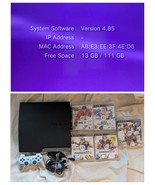 Sony PlayStation 3 PS3 Slim 120GB Console Bundle 5 Games 1 Controller Wo... - $2,068.39 MXN