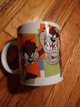 Tazmanian Devil Six Flags Warner Bros. Coffee Tea Mug Cup - £5.41 GBP