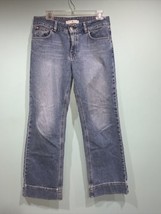 Tommy Hilfiger Womens 6 Stretch Denim Jeans Big Hem Wide Leg Stovepipe Mom VTG - £16.97 GBP