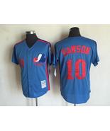 Expos #10 Andre Dawson Jersey Old Style Uniform Blue - £29.91 GBP