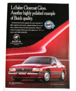 1993 Buick LeSabre Automobile Super Bowl XXVIII Football Magazine Cut Pr... - $9.99