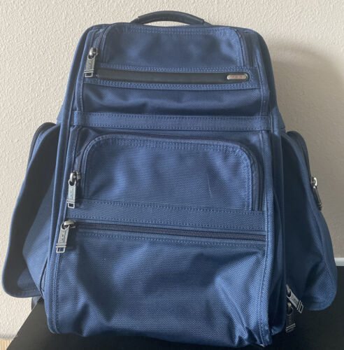 Tumi T-Pass Gen 4 Backpack Blue 17"H×12"W×8"D Carry-On Bag - $350.00