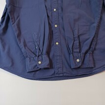 Chaps Button-Down Collar Men's Blue Cotton Shirt Long Sleeve Size XL image 9