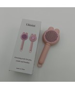 Ukizizi Grooming tools for pets, combs and brushes Pet Grooming Brush, Pink - $15.99