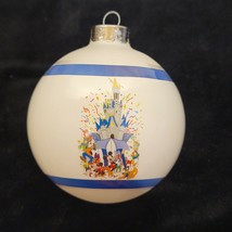 30th anniversary Walt Disney World Xmas Ball Globe ornament Magic Kingdom - £15.57 GBP