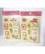 Hallmark Christmas Story Movie 3D Layered Paper Stickers 36 New Ralphie ... - £25.92 GBP