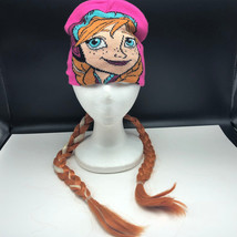 Walt Disney Frozen B EAN Ie Hat Princess Hair Ana Anna Let It Go Blonde Braided - £14.15 GBP