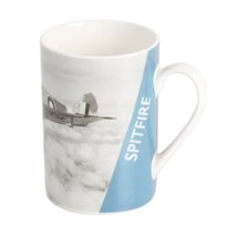 Spitfire China Photographic Mug in Tin Keepsake Gift Box - WWII Picture - £13.82 GBP