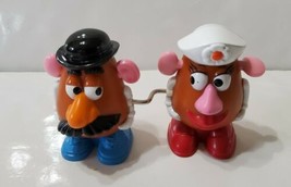 Toy Story 2 Mr Mrs Potato Head Wind up Toy Figure Disney Mcdonalds Vintage 1999 - £9.03 GBP