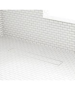 SIGNATURE HARDWARE 24&quot; COHEN LINEAR TILE-IN SHOWER DRAIN - WITH DRAIN FL... - £170.33 GBP
