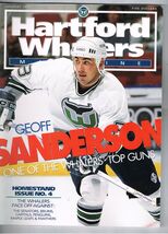 1996-97 Hartford Whalers Game Program Magazine Homestand Issue #4 Januar... - $29.65
