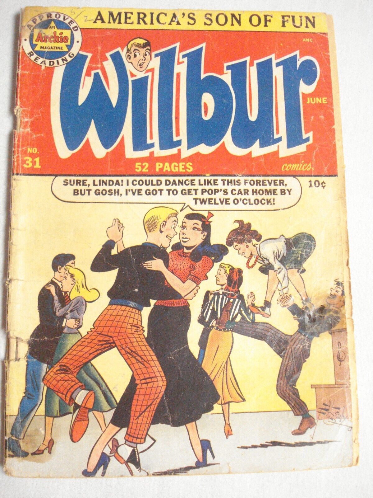 Wilbur #31 1950 Archie Magazine Katy Keene Fair Dance Cover Golden Age - £23.48 GBP