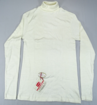 Vintage 70s 80s Hanes Ribbed Turtleneck Thermal Shirt Men&#39;s XL 50/50 Cot... - £26.53 GBP