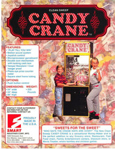 Clean Sweep CANDY CRANE Original NOS Claw Arcade Redemption Sales Flyer - £14.64 GBP