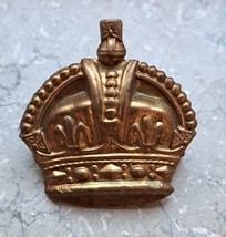 Genuine: Officers Gilt Metal Rank Title Badge - British Army Military C-... - $16.83