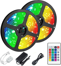 32.8 FT RGB 5050 LED Waterproof Color Changing Strip Lights Indoor Outdoor IP65 - £15.92 GBP