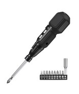 Cordless Electric Screwdriver, Rechargeable Mini Electric Screwdriver Se... - £28.40 GBP