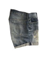 Old Navy Size 6 Boyfriend Shorts Womens Mid-rise Cuffed Dark Malibu Dest... - $9.99