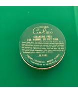 Empty Dreskin coolies cleansing pads empty VTG glass jar metal lid - $360.97 MXN