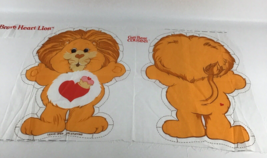 Care Bears Cousins Braveheart Lion Cut &amp; Sew Craft Panel Pattern Vintage 1983 - £23.32 GBP