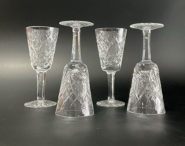 Waterford Crystal Shannon Jubilee Sherry Cordial Liqueur Glasses Set of 4 - £51.14 GBP